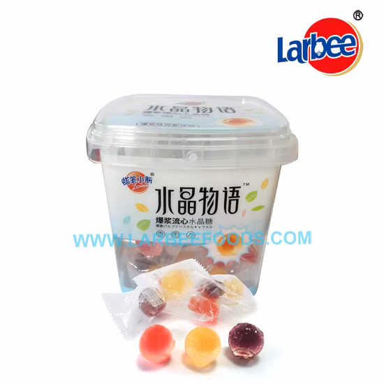 Neues Paket Juicy Fruit Bonbons Ball Gummy Candy in Box