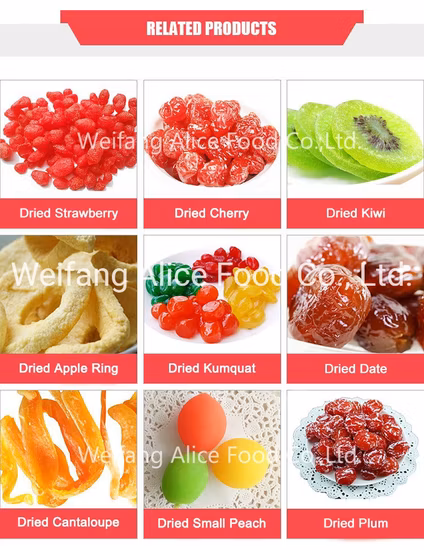 Top-Qualität Großhandel China dehydrierte Früchte getrocknete Birnenscheibe getrocknete Birne
